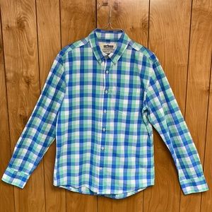 Men’s Urban Pipeline Button Down Plaid Shirt